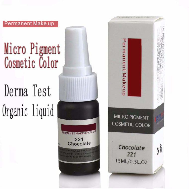 Original Permanent Makeup Eyebrow pure organic liquid pigment ink, 1/2Oz (15ml) for eyebrow PMU