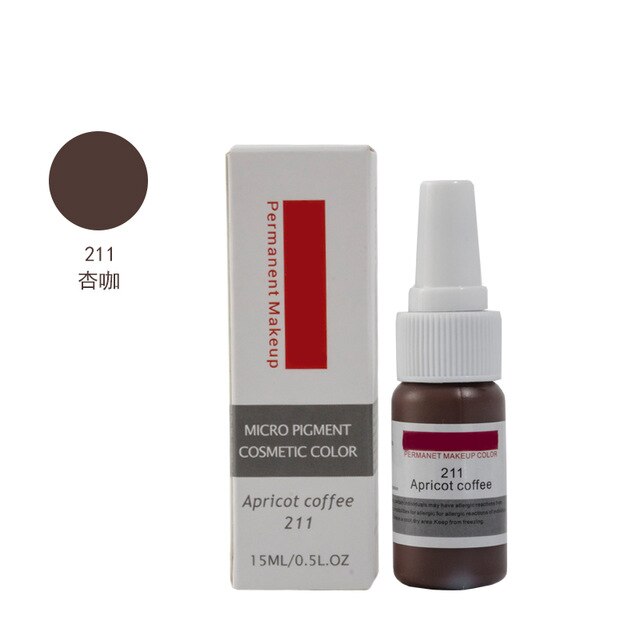 Original Permanent Makeup Eyebrow pure organic liquid pigment ink, 1/2Oz (15ml) for eyebrow PMU