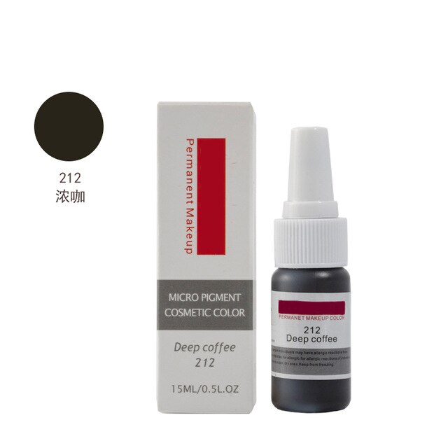 Original Permanent Makeup Eyebrow pure organic liquid pigment ink, 1/2Oz (15ml) for eyebrow PMU