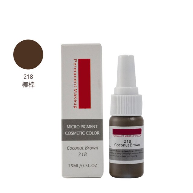 Original Permanent Makeup Eyebrow pure organic liquid pigment ink, 1/2Oz (15ml) for eyebrow PMU