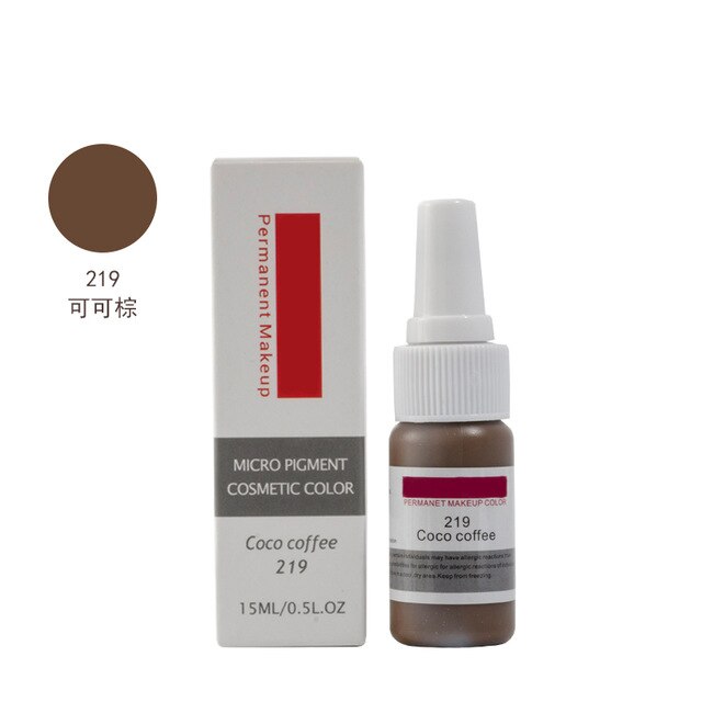 Original Permanent Makeup Eyebrow pure organic liquid pigment ink, 1/2Oz (15ml) for eyebrow PMU