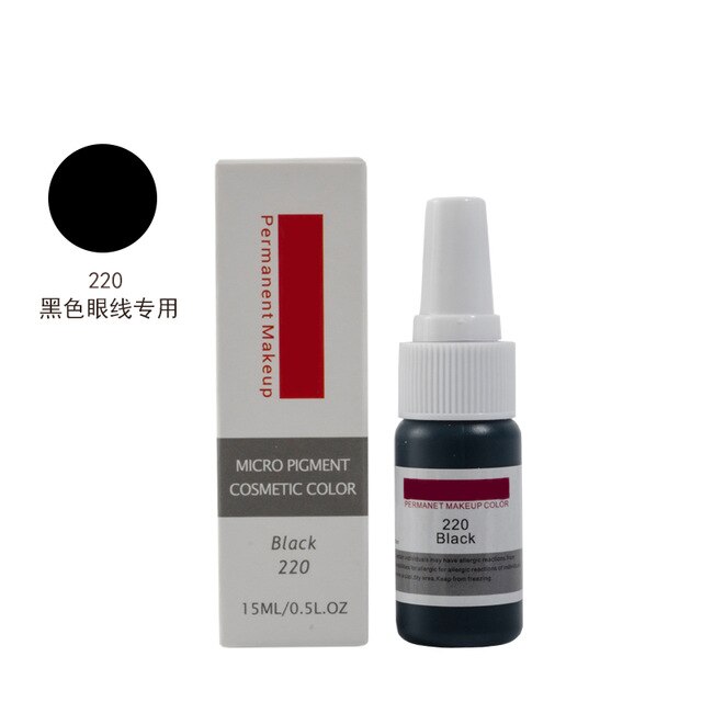 Original Permanent Makeup Eyebrow pure organic liquid pigment ink, 1/2Oz (15ml) for eyebrow PMU