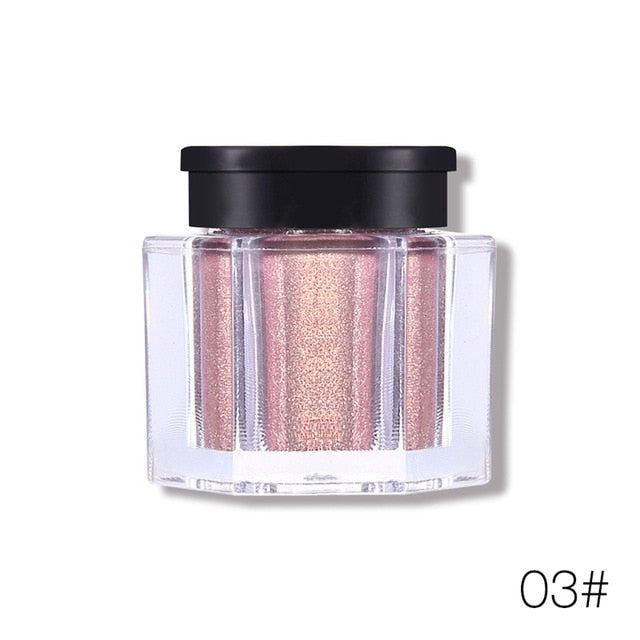 UCANBE Brand Shimmer Loose Eye Shadow Powder Makeup Pigment Waterproof Glitter Eyeshadow 3D Nude Metallic Eyes Powder Cosmetics