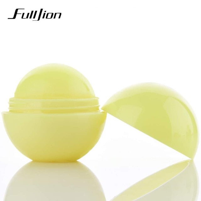 Fulljion Ball Lip Balm Lipstick Organic Ingredients Lip Protector Sweet Taste Fruit Embellish Makeup Lipstick Gloss for mouth