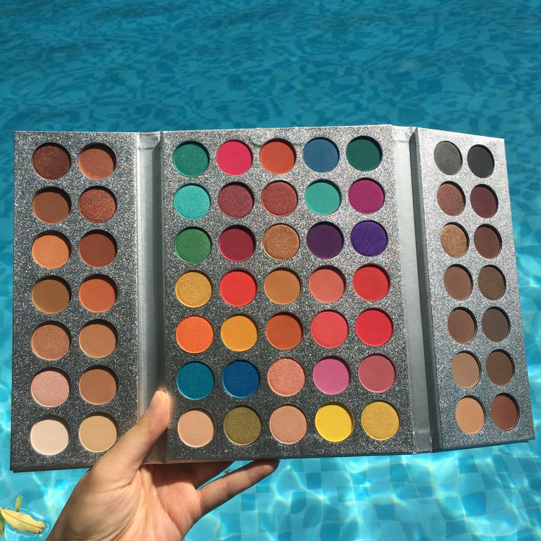 beauty glazed 63 Color Matte Eye shadow Makeup Pallete Pigment sombra de olho Waterproof Earth palette maquillage Cosmetics